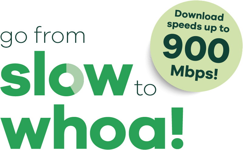 Go from slow to whoa graphic