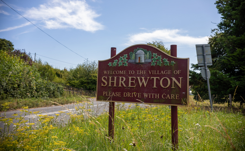 Shrewton, Dorset, village sign